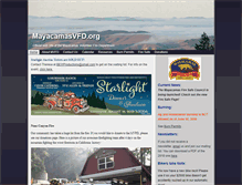 Tablet Screenshot of mayacamasvfd.org